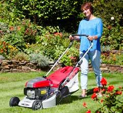 Petrol roller mowers SP425R / SP465R These popular 41cm and 46cm roller mowers have powerful 160cc Honda engines providing drive to the rear roller, making them particularly easy to use; simply
