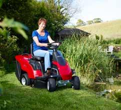 Lawn tractors 82 M / 82 H / 1328H If you think your garden is too small for a ride-on mower think again!