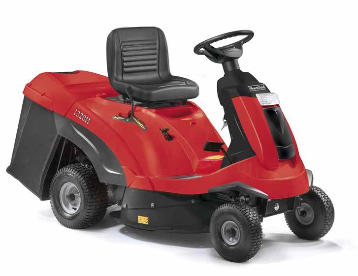 Choose from 4 speed manual or fully hydrostatic transmissions that makes them exceptionally easy to drive and manoeuvre around trees, flower beds and other garden obstacles.