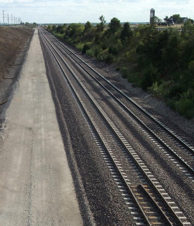 Additional Braidwood Construction Features» Continuous 10-foot wide access road» Set-out track siding near Coal City Road»