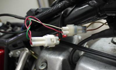 FIG.D 10 Plug the pair of PCV wiring harness leads with the GREEN colored wires in-line