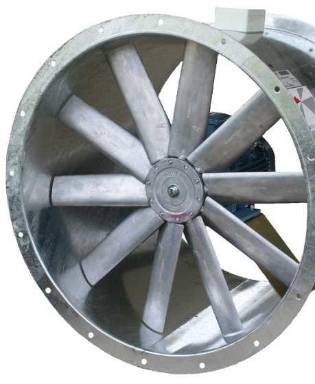 Duct mounted fans axial flow Pacific HVAC Engineering