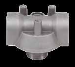 impregnated for leakproof operation Inlet & Outlet threaded 1 (F) Fits spin on