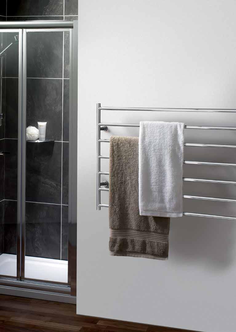 ELLESMERE Towel rails TOWEL RAILS Ellesmere stainless steel towel warmers are dry element