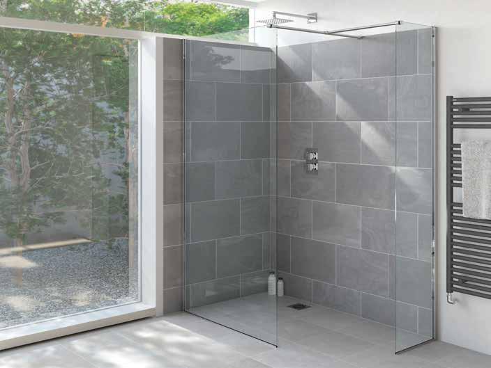 ARMANO Enclosures SHOWERS ENCLOSURE DESIGN 5 Items required Quantity Size ex VAT inc VAT Glass panel with wall profile (Determines the width and depth of shower enclosure) *Support arm 2 *Support arm