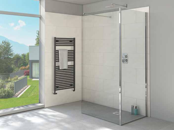ARMANO Enclosures SHOWERS ENCLOSURE DESIGN 7 Items required Quantity Size ex VAT inc VAT Plain glass panel 1 Glass panel with wall profile 1 700 12-7225 149 176 800 12-7235 163 196 900 12-7245 178