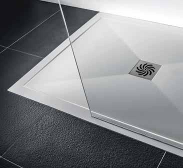 ST25 SL25 Shower Trays These unique trays are just 25mm (1 inch) high for very easy access.