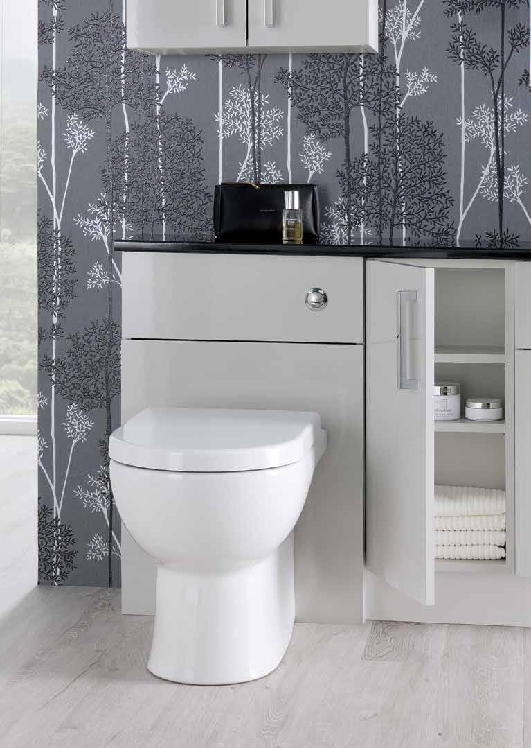 MODA The Calm Grey setting effortlessly creates a modern, clean and minimalist bathroom.
