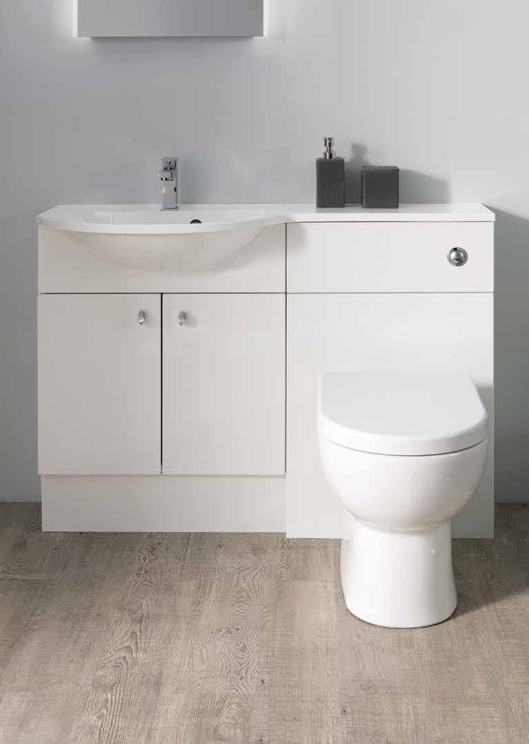 110cm SETS FURNITURE Perfect for smaller bathrooms.