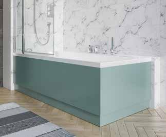 PLINTHS, WORKTOPS & PANELS BATH PANELS Moda Bath Panels are made to order and have a three week lead time.