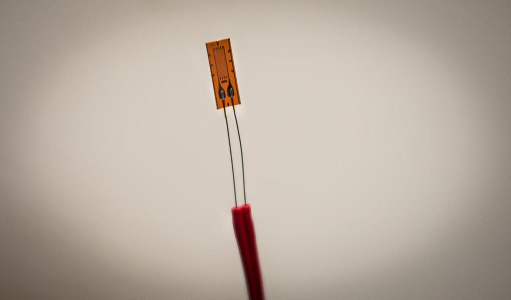 Strain Gauges A strain gauge is used to
