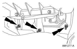 Fig. 118: Locating Lower Retaining Nuts 25.