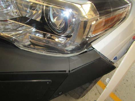 Step-24 With assistence, aligned the bumper