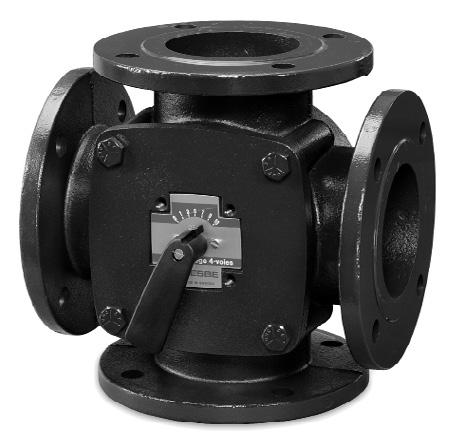 Applications: 3-way Valve 4-way Valve The ESBE 3 and 4-Way rotary valves type F are designed for mixing or diverting applications on heating and cooling systems.