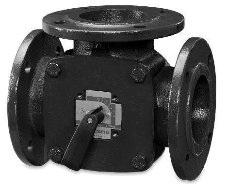 actuator and controller. Features: The F series of valves are a rotary design allowing for flexibility in field piping layout.