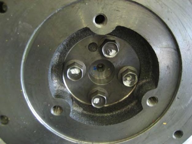 Serpentine Drive Remove/Replace Flywheel Pulley Ensure that the flywheel and flywheel pulley adapter are