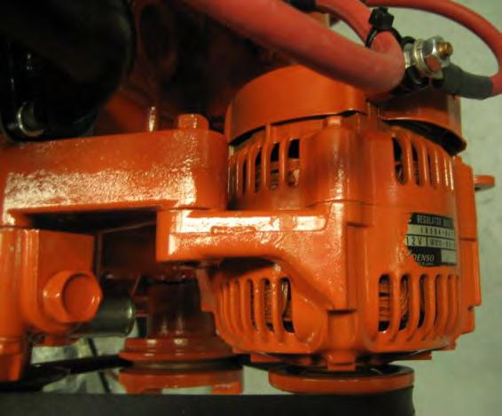General Engine Alternator Removal of the Alternator Component Torque Spec. Pivot Bolt 19 lb ft (25 N m) Adjustment Bolt 19 lb ft (25 N m 1.