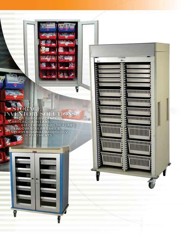 MEDICAL STORAGE & INVENTORY SOLUTIONS Create a lean environment throughout your hospital with Harloff s Medical Storage line of carts and cabinets.