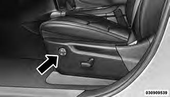 Power Lumbar If Equipped Vehicles equipped with power driver or passenger seats may also be equipped with power lumbar. The power lumbar switch is located on the outboard side of the power seat.