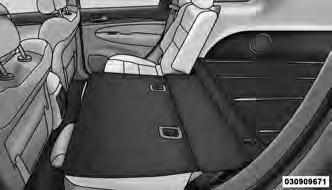 Rear Seat Folded To Raise Rear Seat Raise the rear seatback and lock it into place.