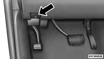 TO OPEN AND CLOSE THE HOOD To open the hood, two latches must be released. 1. Pull the release lever located below the instrument panel and in front of the driver s door. WARNING!