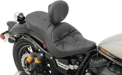 has driver backrest capabilities only Seats feature EZ Glide II system and can be used with optional