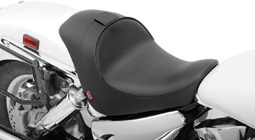 Lower and improve seating position Seats feature an EZ Glide II backrest mechanism and accept optional backrest: PART #s