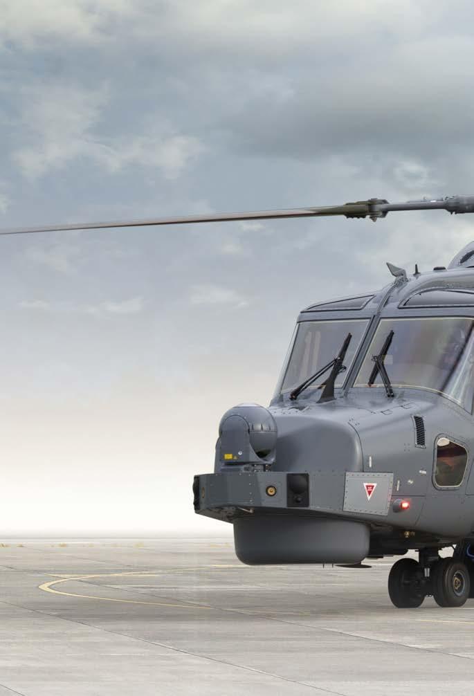 NAVAL FORCE MULTIPLIER Building on over 50 years heritage and company experience of small ship aviation the AW159 is the latest generation multi-mission, maritime helicopter.