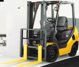 Dual 'Floating' Structure Wide Floor and Open,Non-slip Step Increased Operator Head Clearance (BX50 ) Powerful lift truck with lower fuel consumption Komatsu AX50/BX50 Series that reviewed the