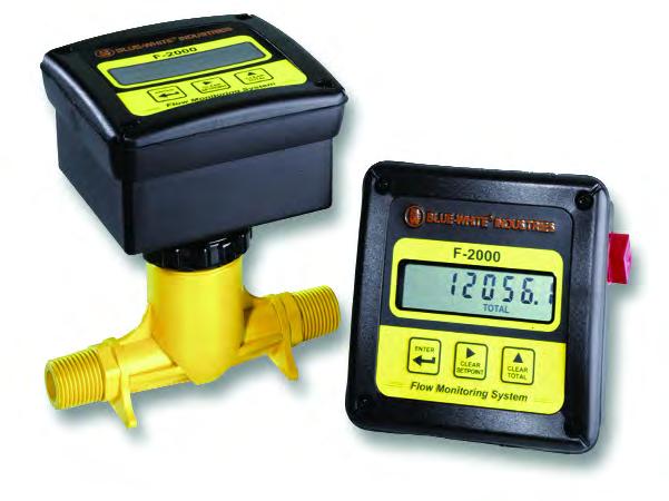 BW Digi-Meter F-2000 F-2000 Series electronic insertion style flowmeters, are well suited for monitoring flow in municipal water and wastewater applications.
