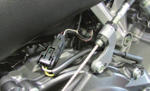 The connectors are dislodged from their original location in this picture.
