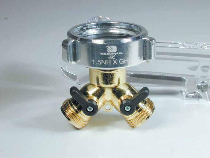 Hydrant Valve u Lightweight alloy u 2 1 /2 full flow waterway u Adapter easily removed for seat