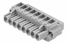 WMF Terminals WMF 2.5 Terminal Series Multi-functional terminals WMF 2.5 FU BLZ PE SW 2.5 BLZP 5.08/90 Can be mounted side-by-side without sacrificing any poles L1 + P 27.2 1.071" 18.9 0.