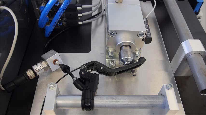 Video of automated braking system Pressure: 100bar Gradient: