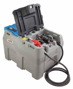 designed for easy strapping to the vehicle Removable 17 litre fresh water / Adblue tank Optional diesel litre meter (PF11) Diesel Diesel Transfer Units Pictured: 17 litre ADBLUE tank 4 DIESEL Litre