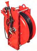 spraying and high pressure spraying 38L/min open flow 40 Bar/580psi max pressure 30m hose reel and professional Triam spray gun