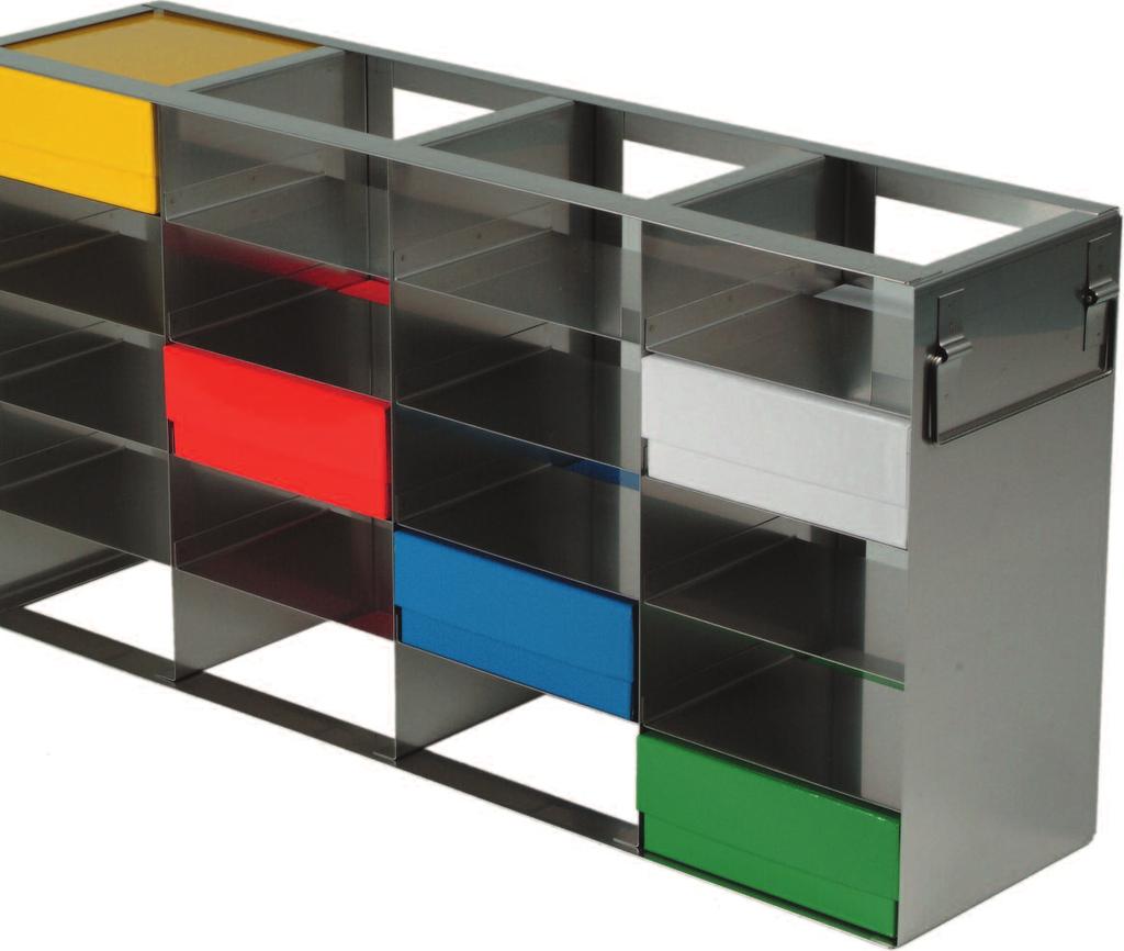 Freezer racks for sample storage polypropylene storage boxes cardboard storage boxes and dividers