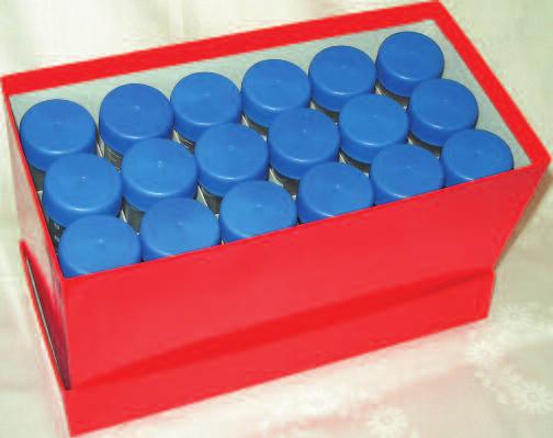 www.freezerracks.eu 1.6 Type C storage boxes 50ml tubes Divider Color Item no. Price in Divider Color Item no. Price in 3 x 3 white KC331-W 8.09 white, coated KC332-W 9.