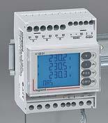 DIN rail mounted EMDX 3 measurement control units Meter, measure, monitor and