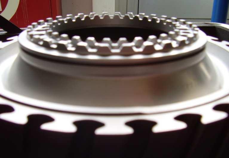 Quindos Curvic Coupling Toothed gears used for accurate mating & centering of rotating parts.