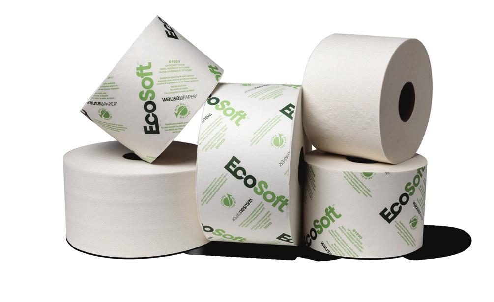 OptiCore Bath Tissue OptiCore technology reduces core material by more than 25%.