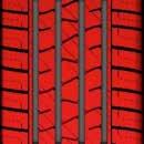 3 Optimized curved tread profile increases rigidity and reduces rolling