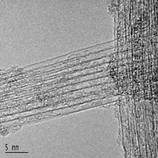 Carbon Nanotubes Carbon nanotubes can be envisioned as a rolled up graphene sheet into a seamless cylinder.