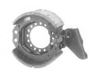 Introduction Meritor cam brakes are-air actuated, cam operated, two-shoe brakes with each shoe mounted on a separate anchor pin.