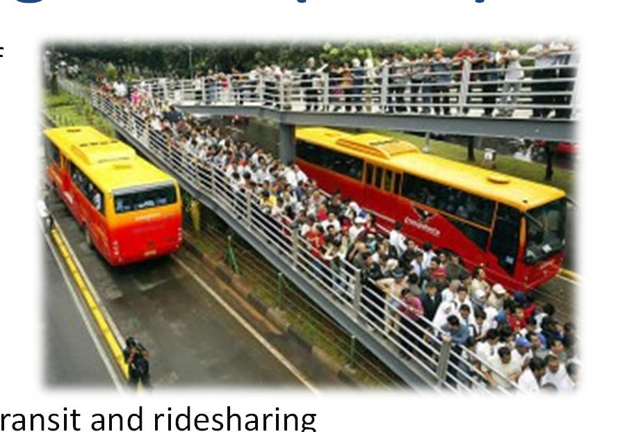 Transport Demand Management (TDM) TDM is a strategy which aims to maximize the efficiency of the urban transport system by discouraging unnecessary private vehicle use and promoting more effective,