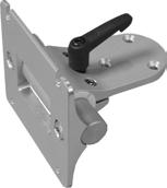 . Align Mounting Plate Assembly toward front of Roll Stand and fasten to top of Post