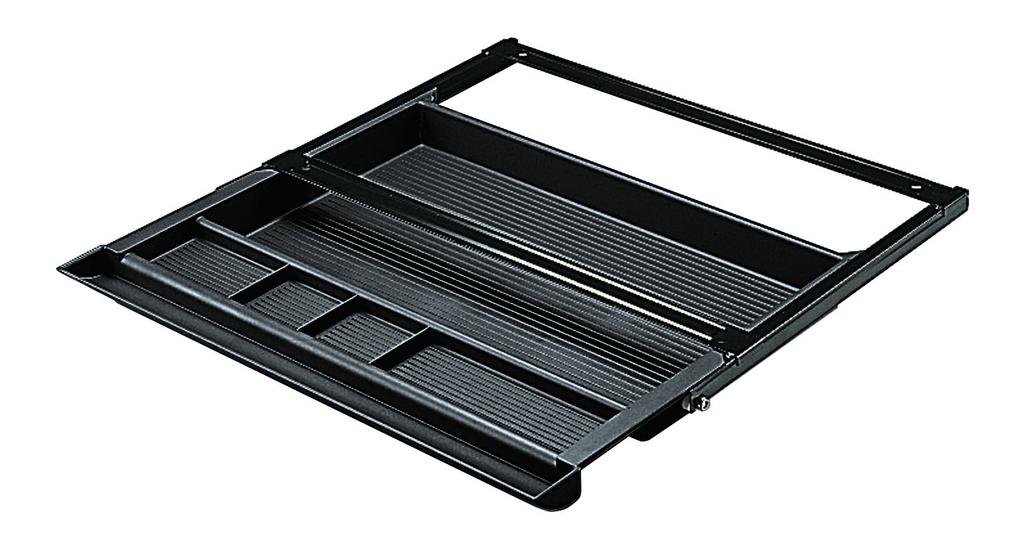 Drawer with Ball Bearing Slides Colors 111 1 001 Black Tray Black Slides 3 569 Ball-bearing slides Height adjustable