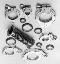 NW Clamps, Centering Rings and ellows Stainless Steel ellows 304 Stainless Steel Formed ellows Leak Rate etter Than 2 x 10-10 scc/s ISO, NSI, and JIS Flanges vailable Custom Lengths To Fit Your
