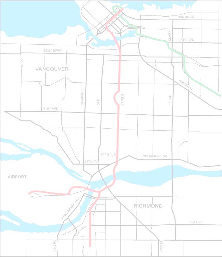 Project Context The Canada Line An automated light rail rapid transit system linking downtown Vancouver with both Richmond and Vancouver International Airport Construction commenced in August of 2005