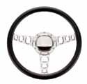Because Billet Specialties steering wheel components are sold separately, you can mix and match your choice of Steering Wheel, Half Wrap,
